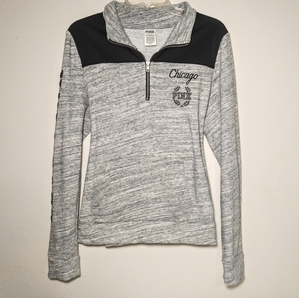 PINK Victoria's Secret Sequined "Chicago" Pullover - Picture 3 of 7